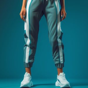 Green Long Track Pants